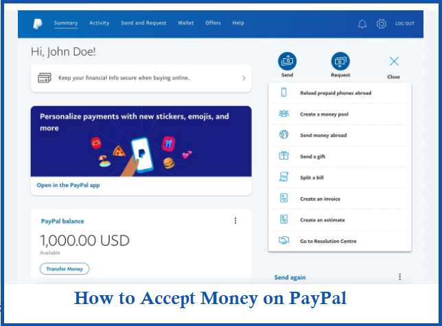 How to Accept a Credit Card Payment on PayPal