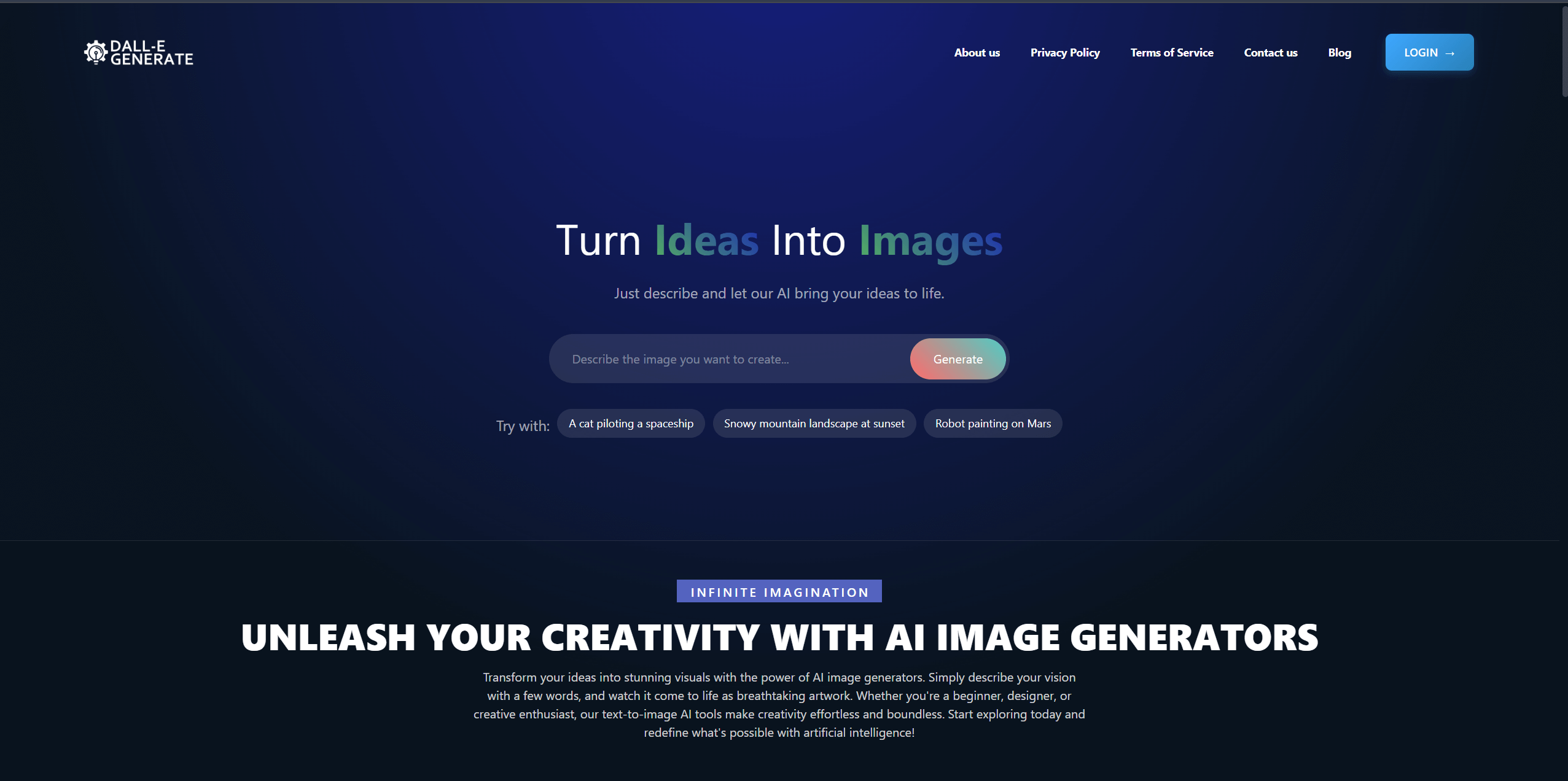 DALL·E Generate - Free AI Image & Image-to-Image Generator
