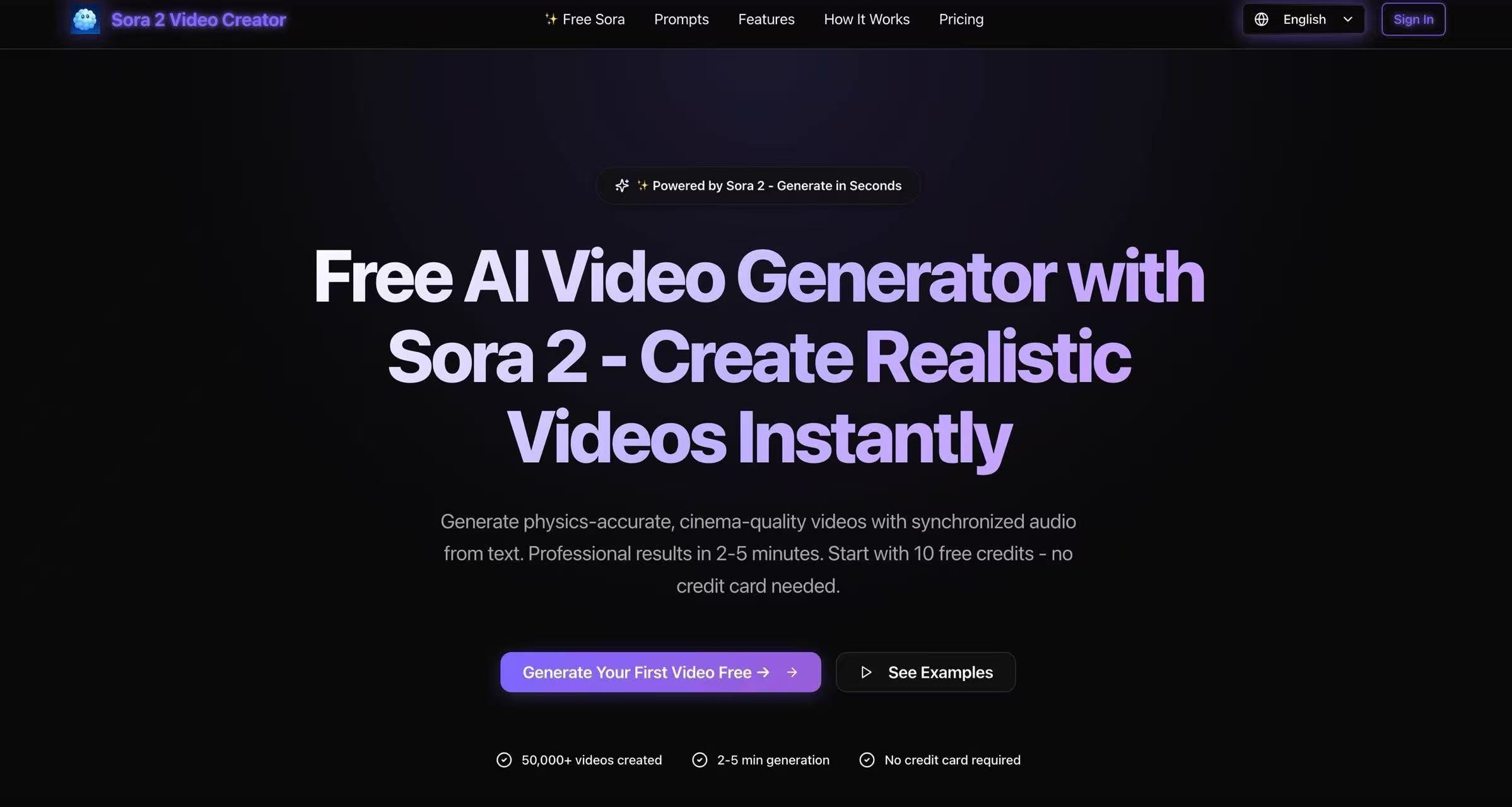 Sora 2 Video Creator
