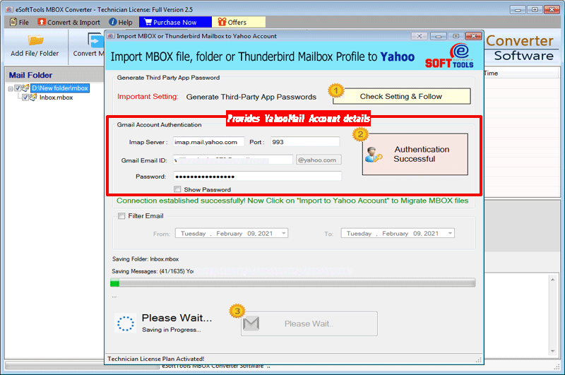 eSoftTools MBOX Converter Software