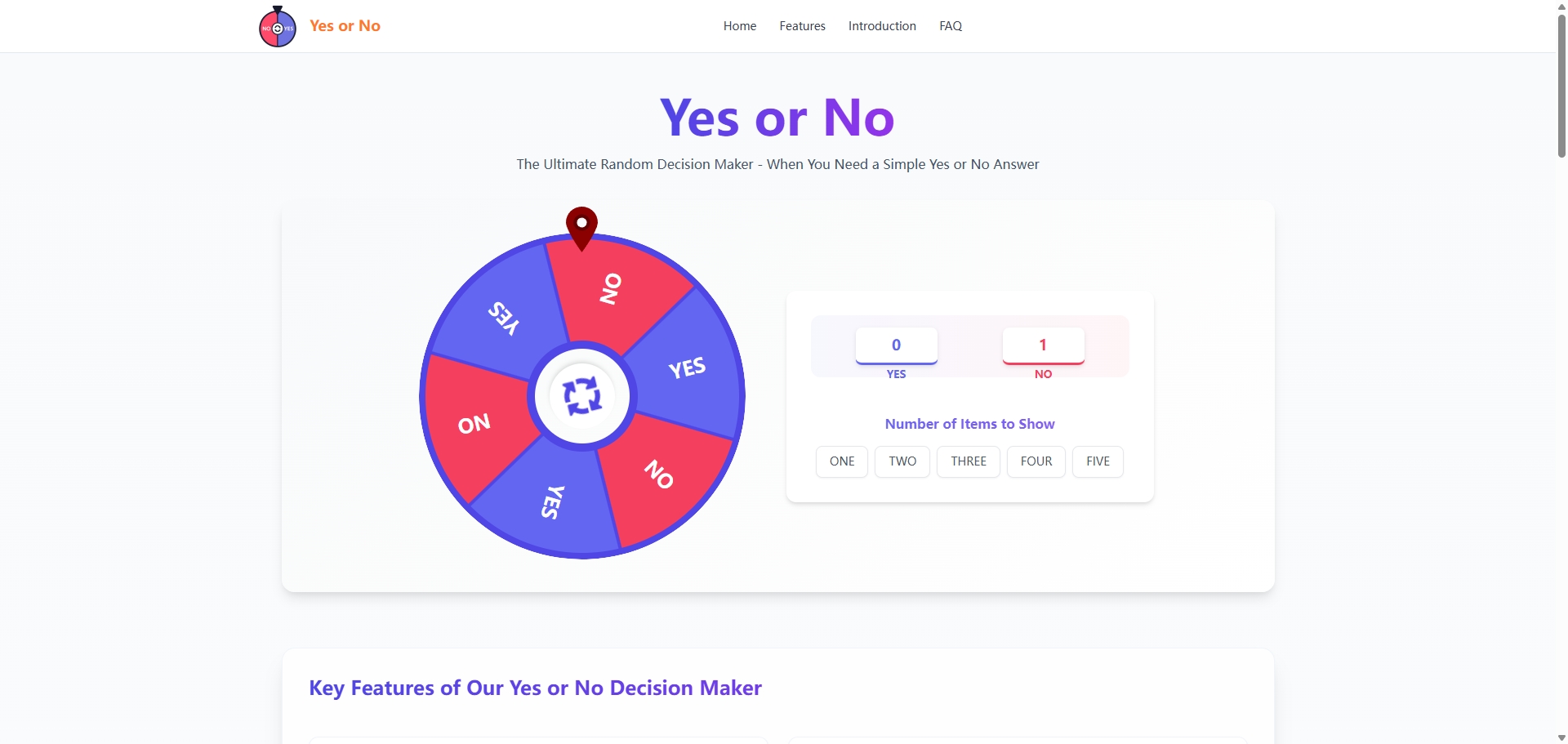 Yes or No | Decision Making Tool & Random Answer Generator